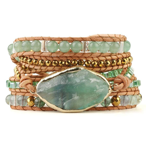 Green Vibe Bohemian Mehrschicht-Armband