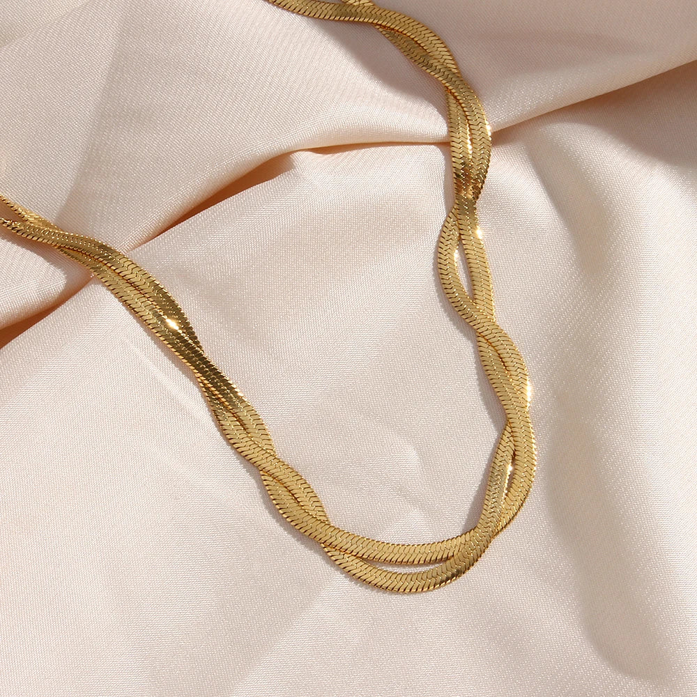Goldene Halskette