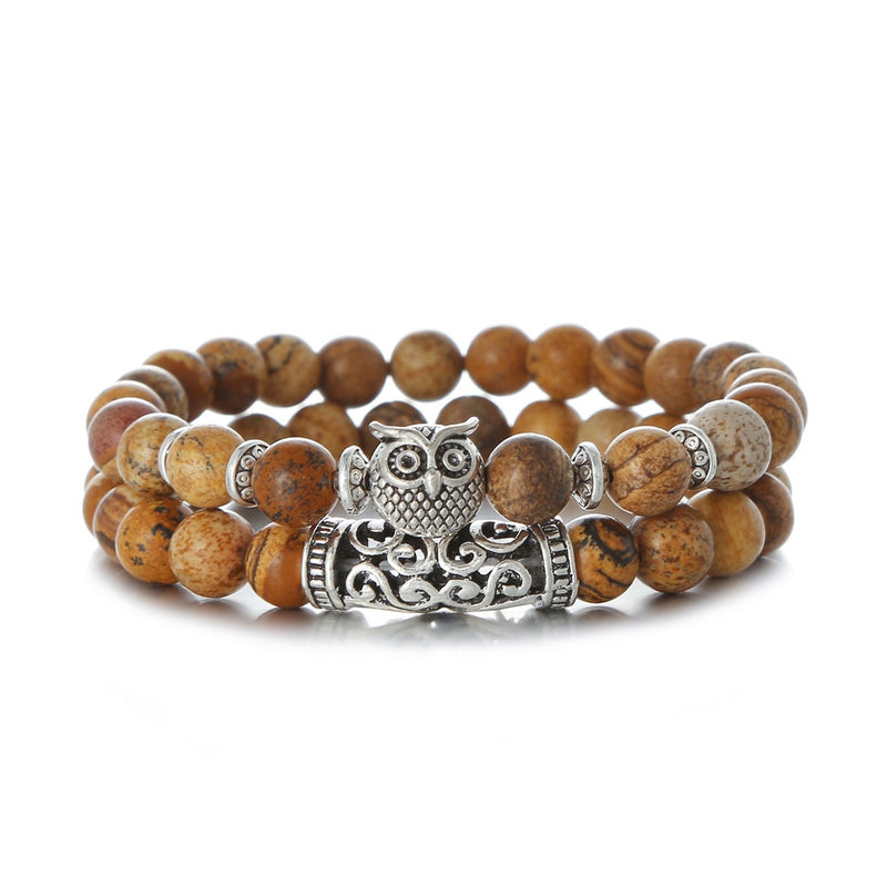 Buddha-Kopf-Charm-Armband