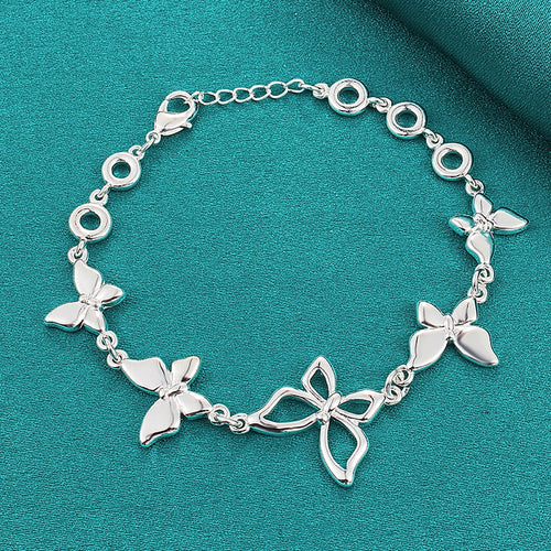 925 Sterling Silber Schmetterling Charm Armband Ian Connor