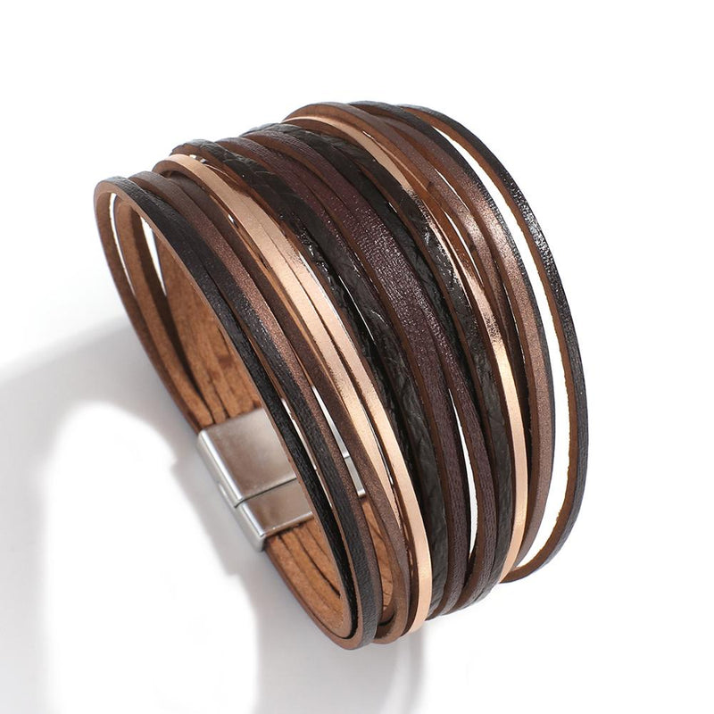 Boho Mint Lederarmband