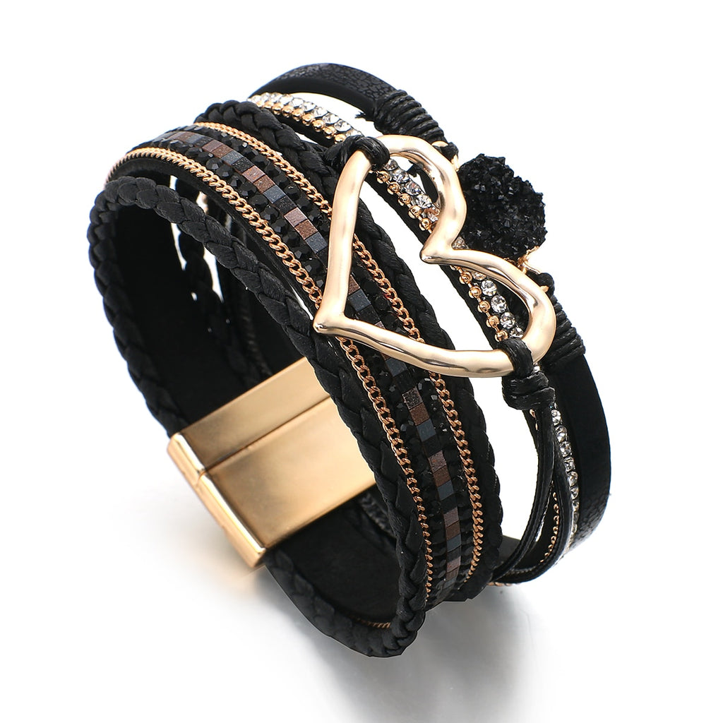 Bohemian Strass Harz Wickelarmband