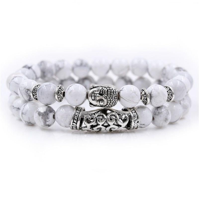 Buddha-Kopf-Charm-Armband