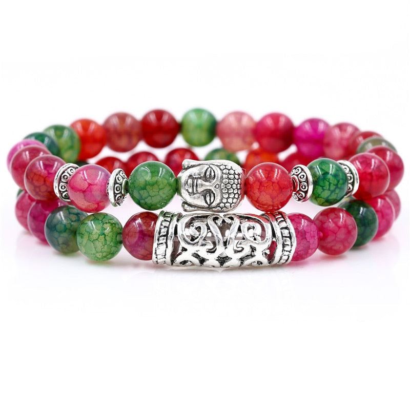 Buddha-Kopf-Charm-Armband