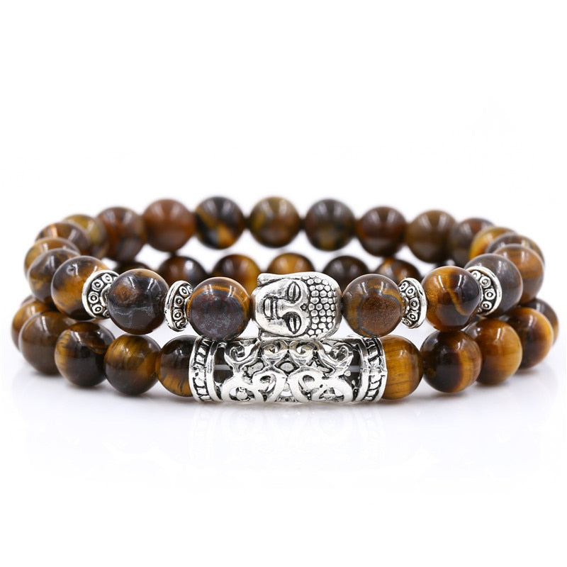 Buddha-Kopf-Charm-Armband