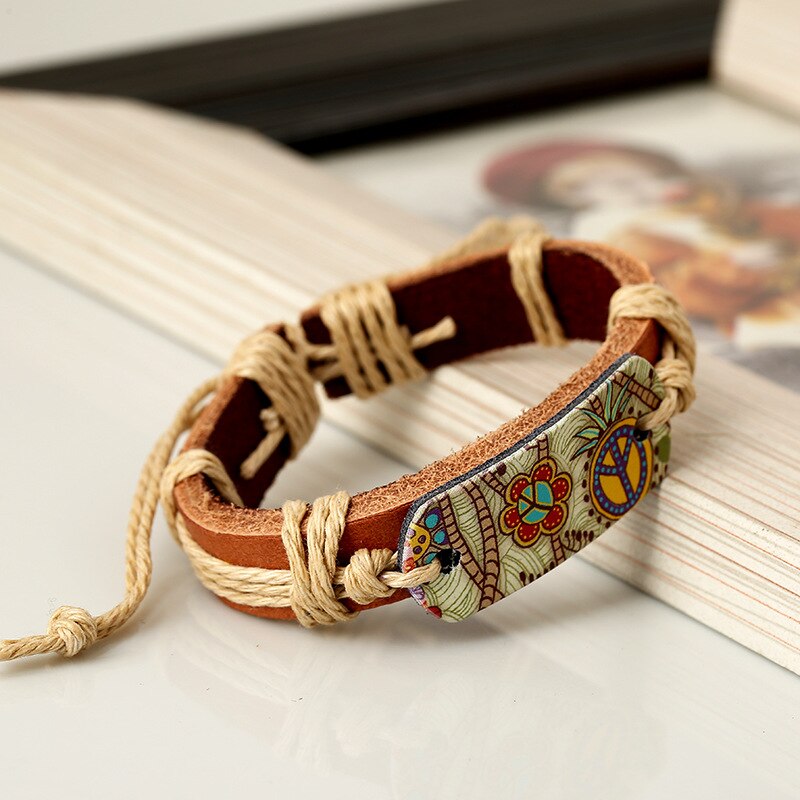 Braunes Vintage-Armband