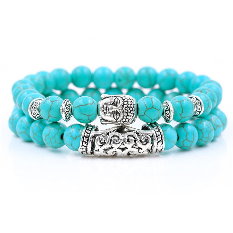 Buddha-Kopf-Charm-Armband