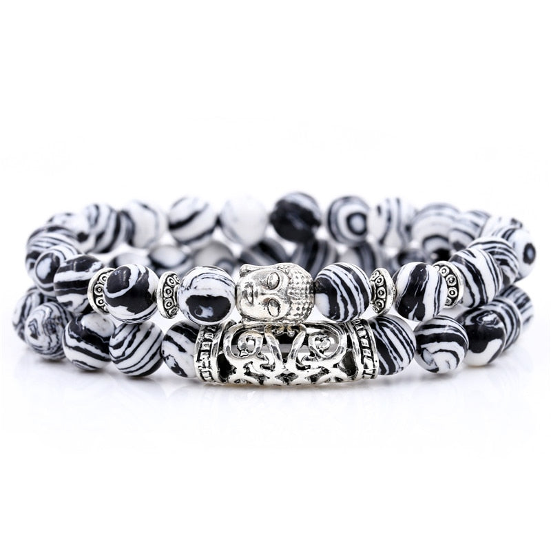 Buddha-Kopf-Charm-Armband