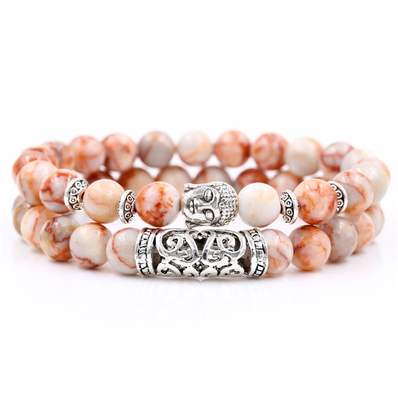 Buddha-Kopf-Charm-Armband