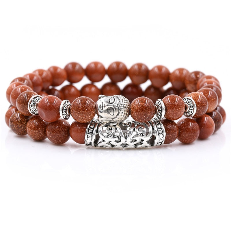 Buddha-Kopf-Charm-Armband