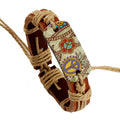Braunes Vintage-Armband