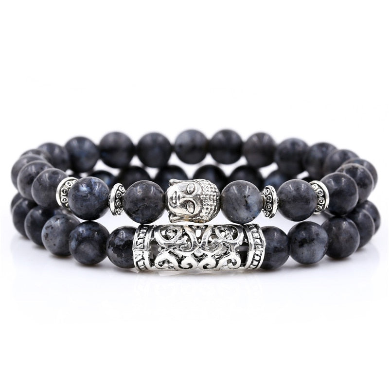 Buddha-Kopf-Charm-Armband