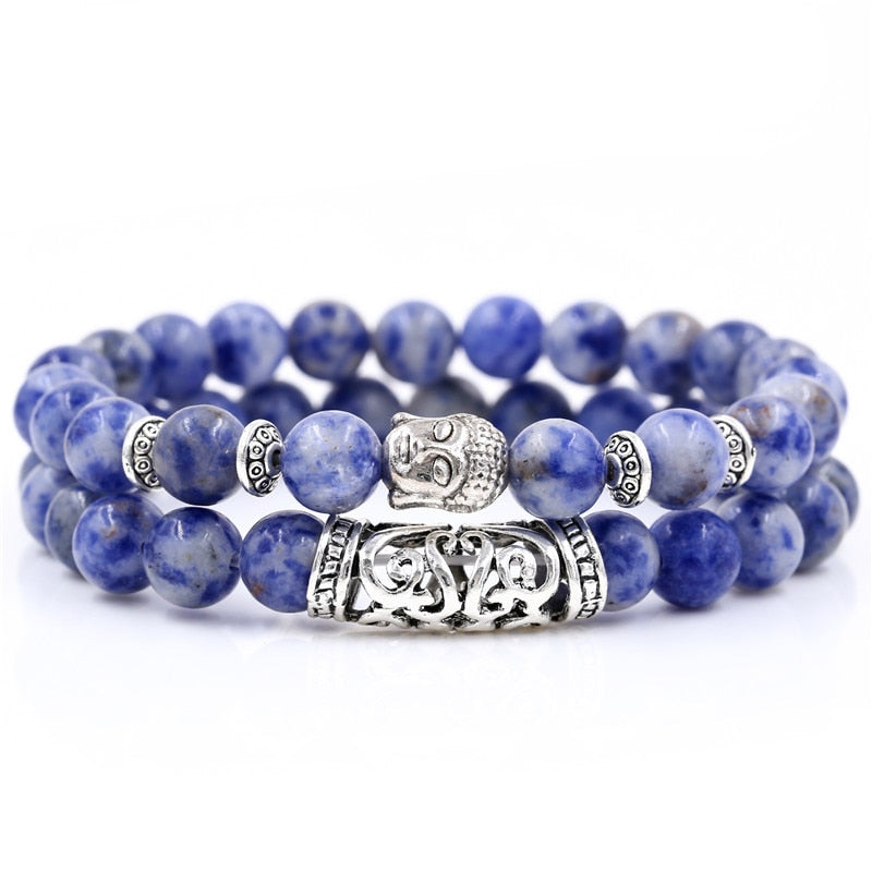 Buddha-Kopf-Charm-Armband