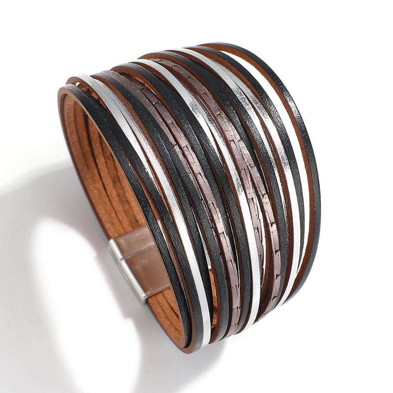 Boho Mint Lederarmband