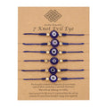 Handgefertigte geflochtene Lucky Eyes-Knotenarmbänder