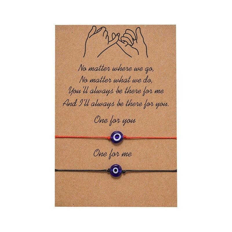 Handgefertigte Glücksbringer- und Freundschaftsarmbänder