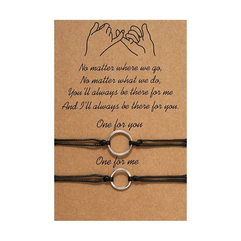 Handgefertigte Glücksbringer- und Freundschaftsarmbänder