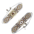 Breites verstellbares Evil Eye-Armband