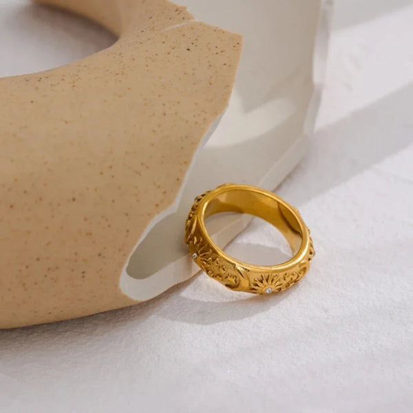 Sonne Mond Stern Ring