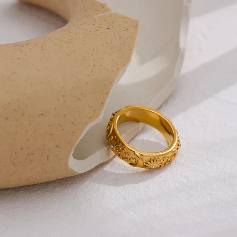 Sonne Mond Stern Ring