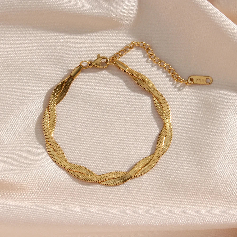 Goldkettenarmband