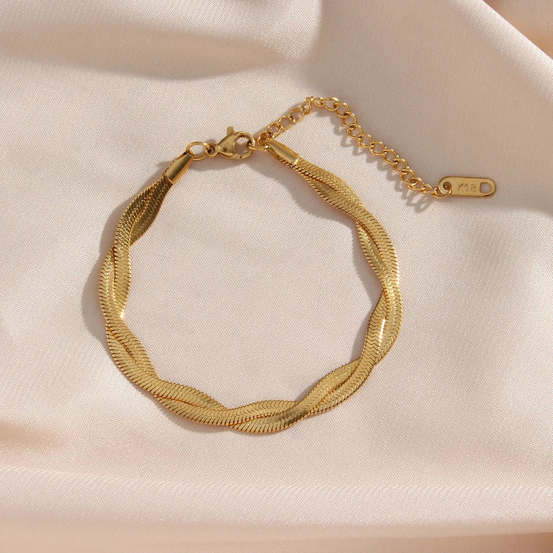 Goldkettenarmband