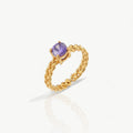 Solitärring aus Gold