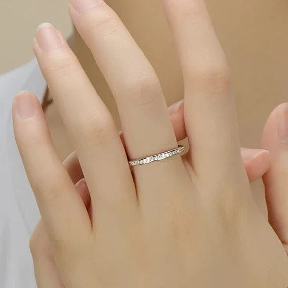 Silberner Funkelring