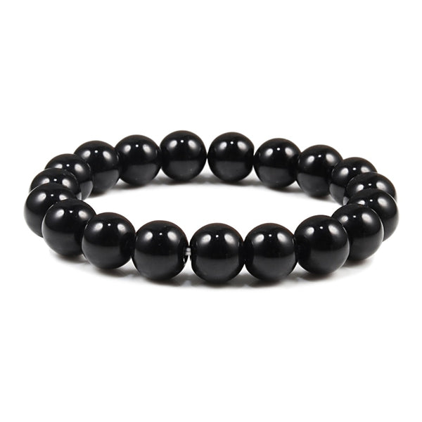 Armband aus Lavasteinen aus Holz