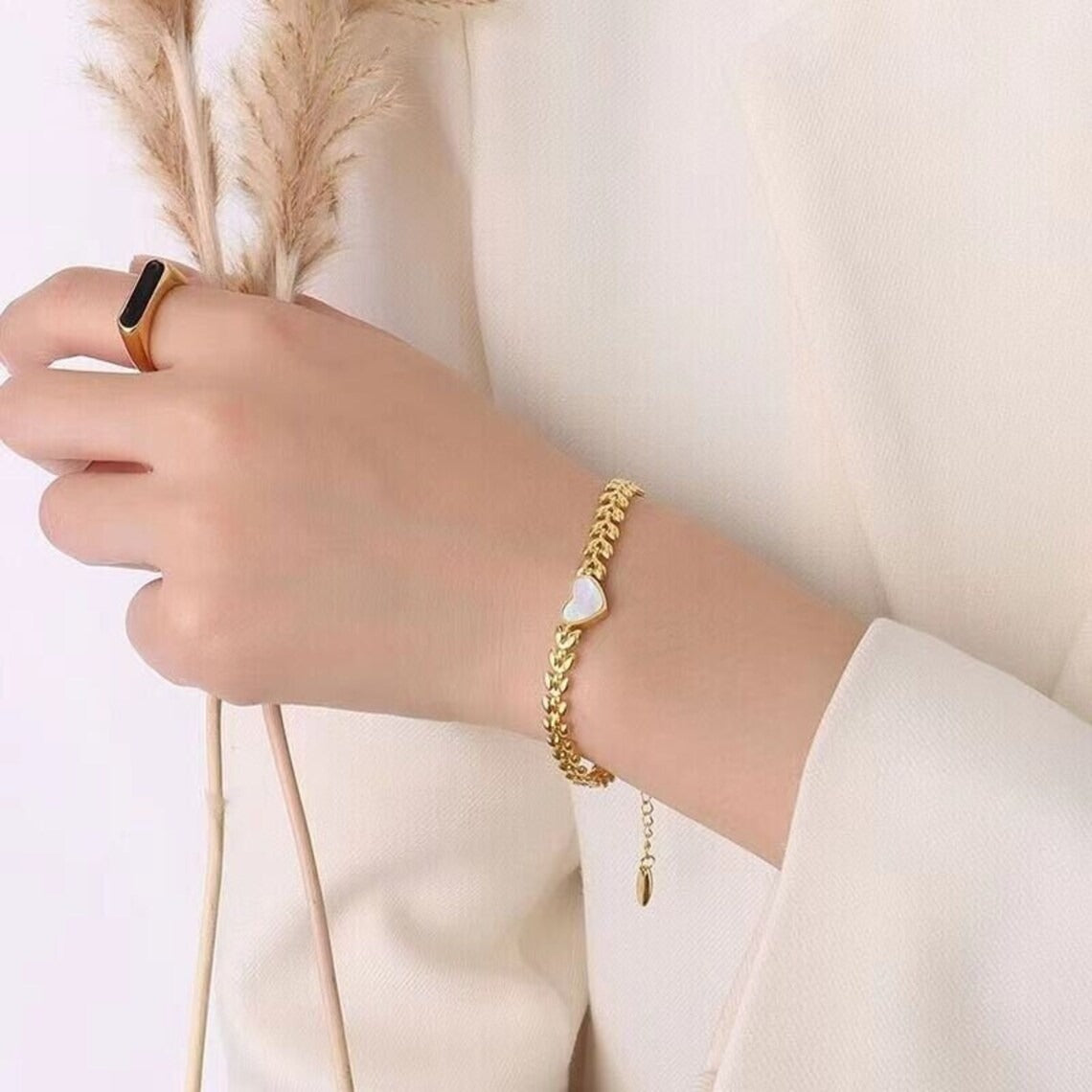 Herz Goldenes Armband