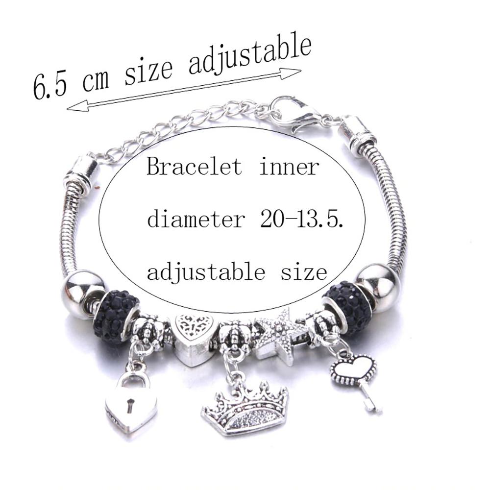 Charm-Armband-Kollektion „Herzen und Schlösser“