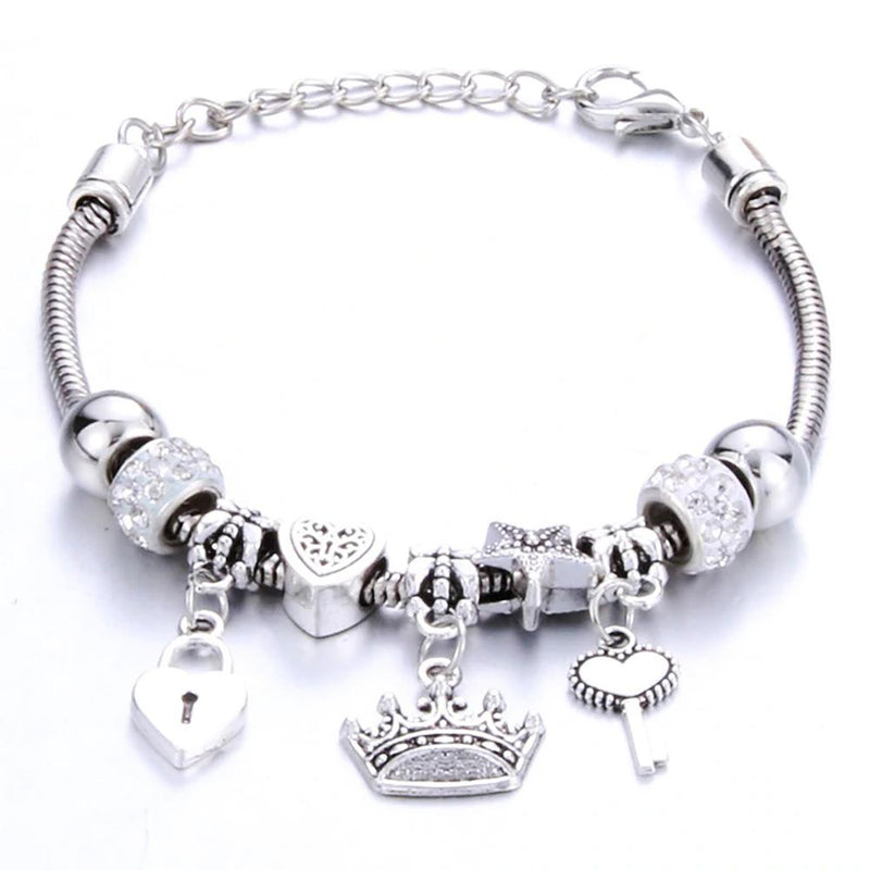 Charm-Armband-Kollektion „Herzen und Schlösser“