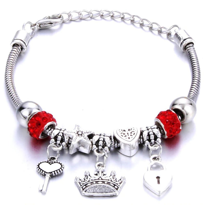 Charm-Armband-Kollektion „Herzen und Schlösser“