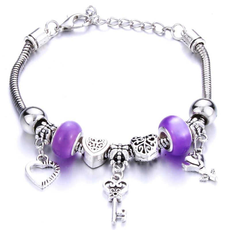 Charm-Armband-Kollektion „Herzen und Schlösser“
