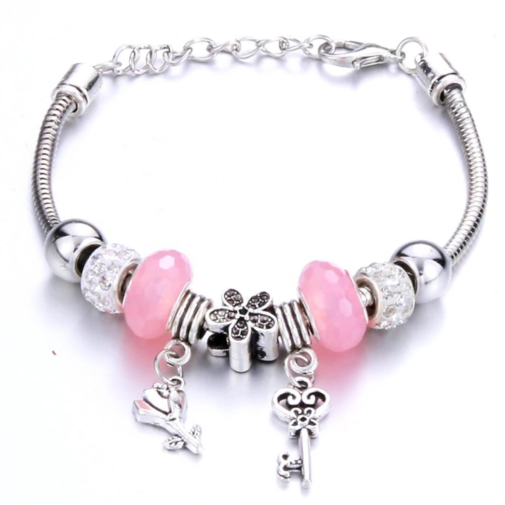 Charm-Armband-Kollektion „Herzen und Schlösser“