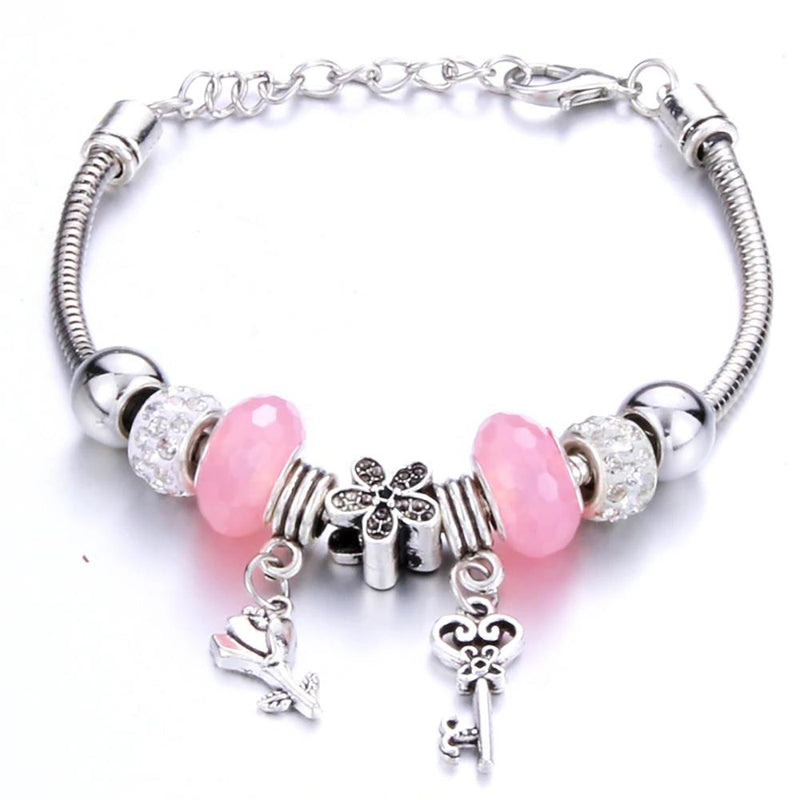 Charm-Armband-Kollektion „Herzen und Schlösser“
