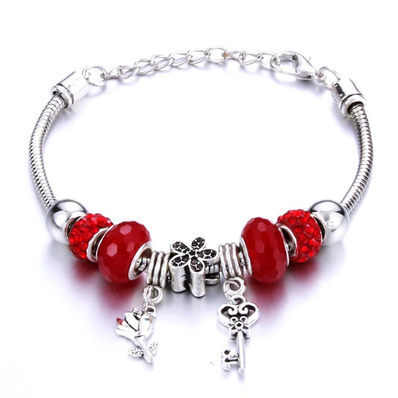 Charm-Armband-Kollektion „Herzen und Schlösser“