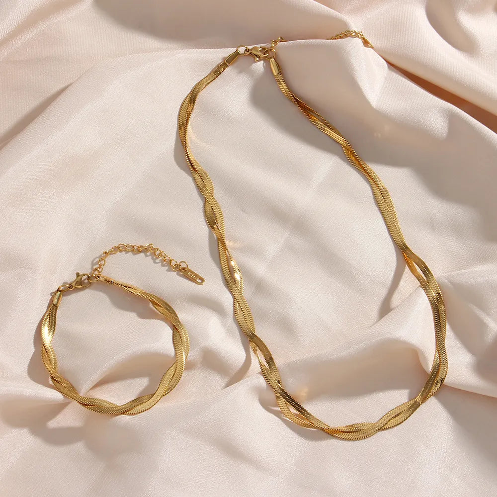 Goldene Halskette