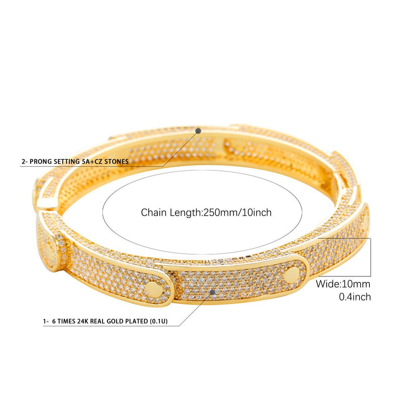 Bubble Letter Armreif - Bestseller