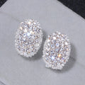 Hypoallergene, romantische und elegante Strass-Ohrringe
