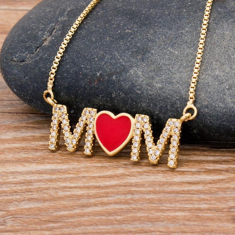 Statement-Halskettenkollektion „I Love Mom“