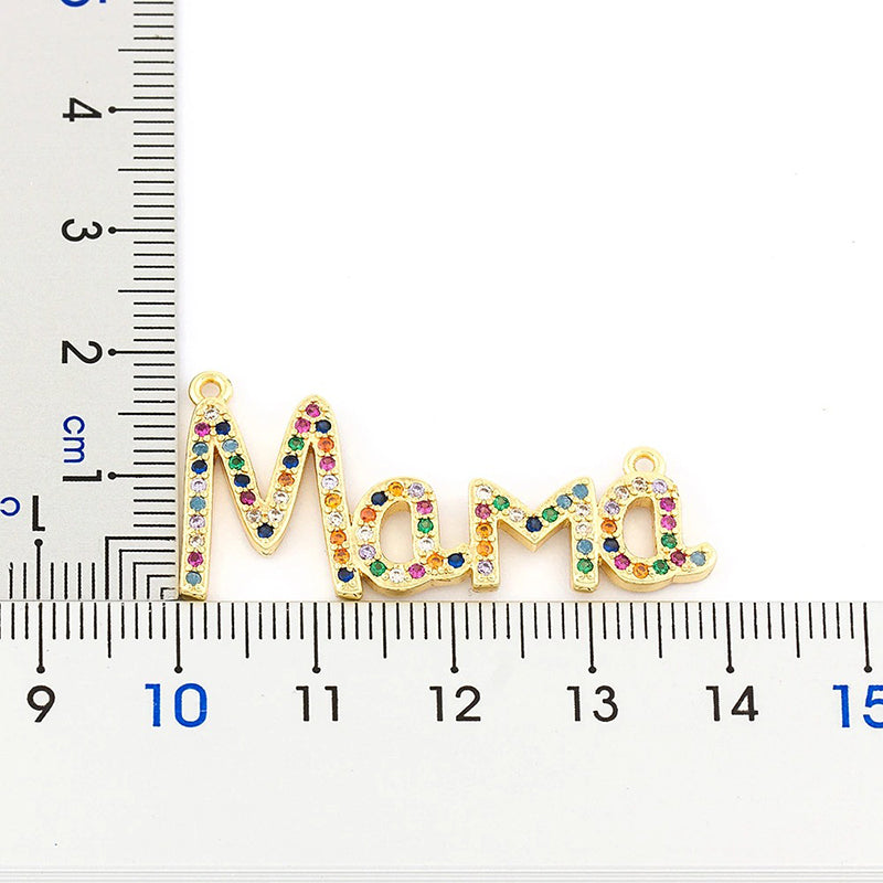 Statement-Kette „I Love Mom“