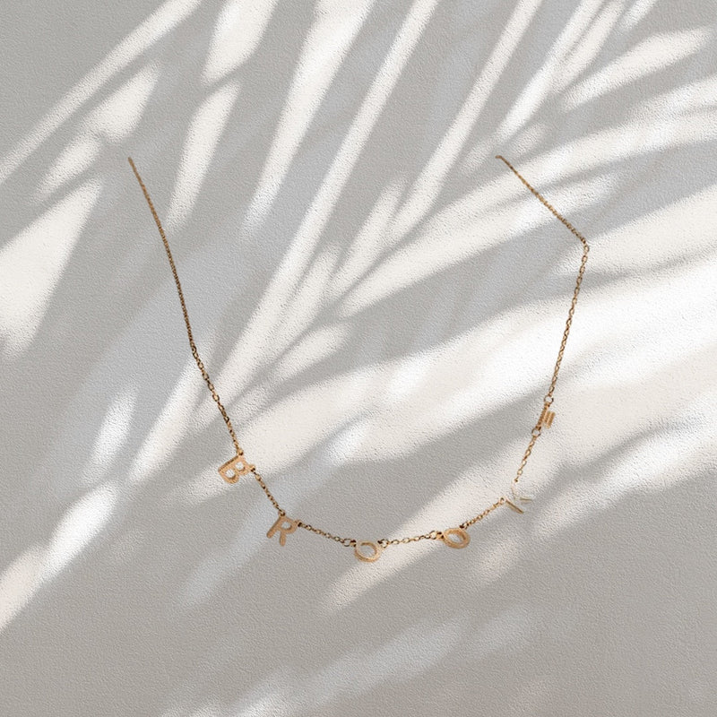 Personalisierte Namenskette