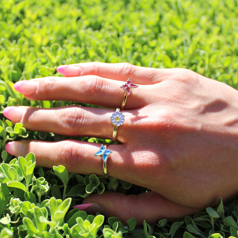 Angst Daisy Fidget Ring - verstellbar