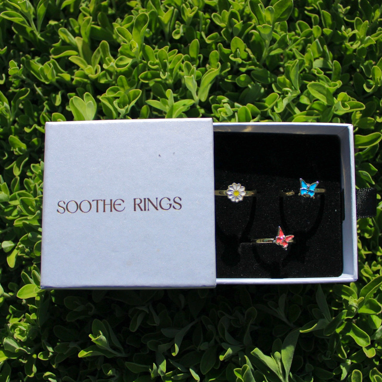 Angst Daisy Fidget Ring - verstellbar