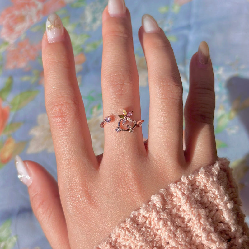 Zauberhafter Efeu Ring