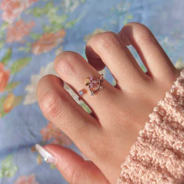 Zauberhafter Efeu Ring