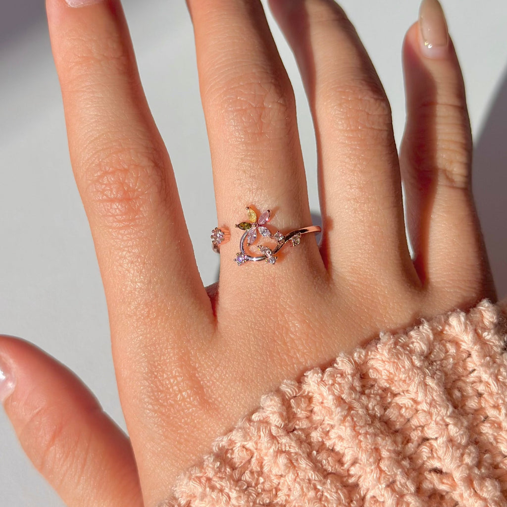 Zauberhafter Efeu Ring