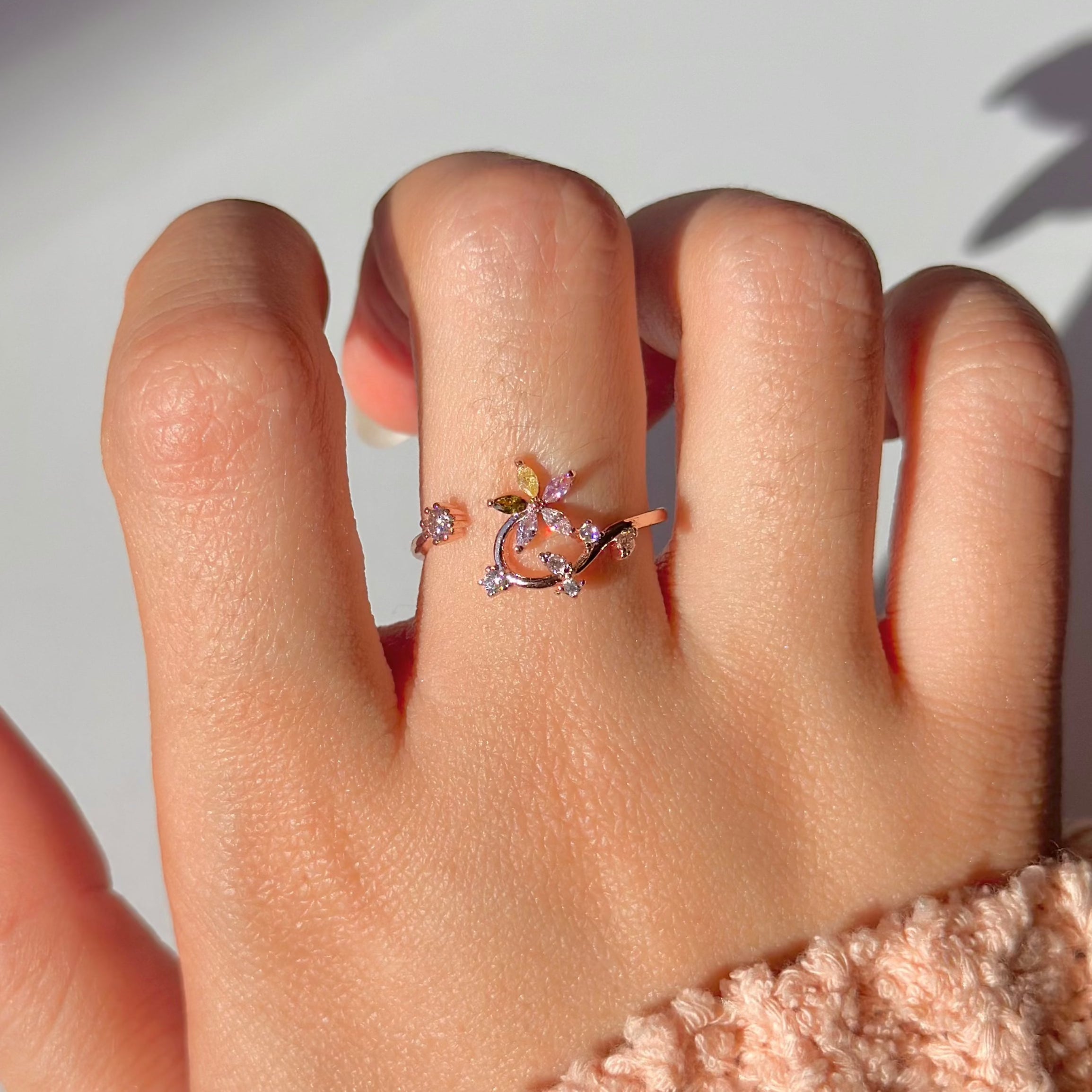 Zauberhafter Efeu Ring