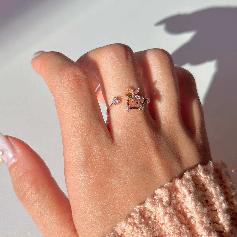 Zauberhafter Efeu Ring